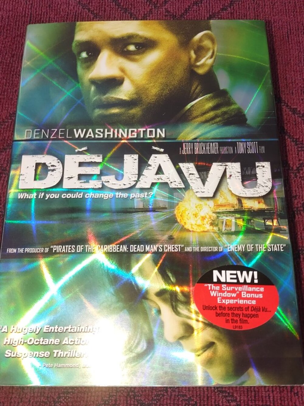 Deja Vu - 2006 - Thriller - Rated PG/13 - DVD w/Slipcover - Used